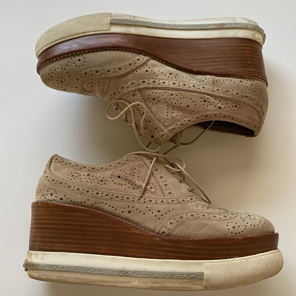 Miu Miu platform oxfords - size 39